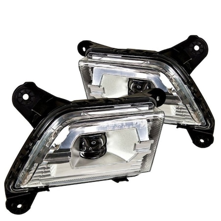 Winjet Ledfog Light - Clear Wiring Kit Included CFWJ-0662-C